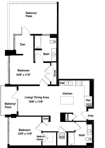 Floor plan Tower B4 Alt