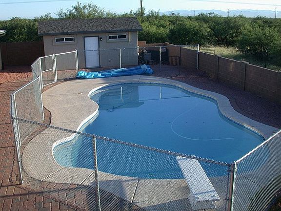 Pool and Shed in back