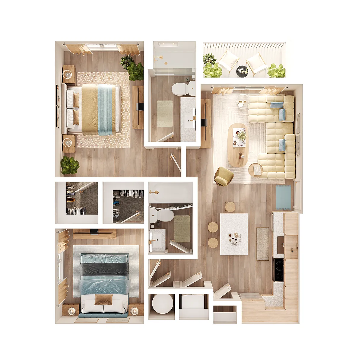 Floor plan B1