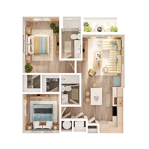 Floor plan B1