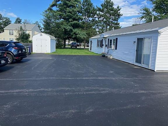 Back of Building and parking lot