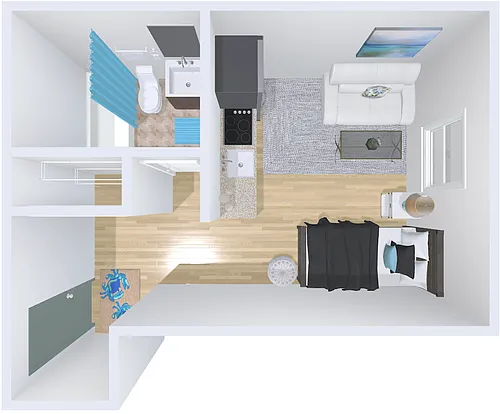 Floor plan studio 38