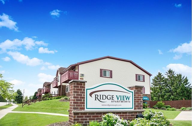 Ridge View Apartments Monument Sign
