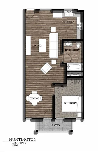 Floor plan One Bedroom