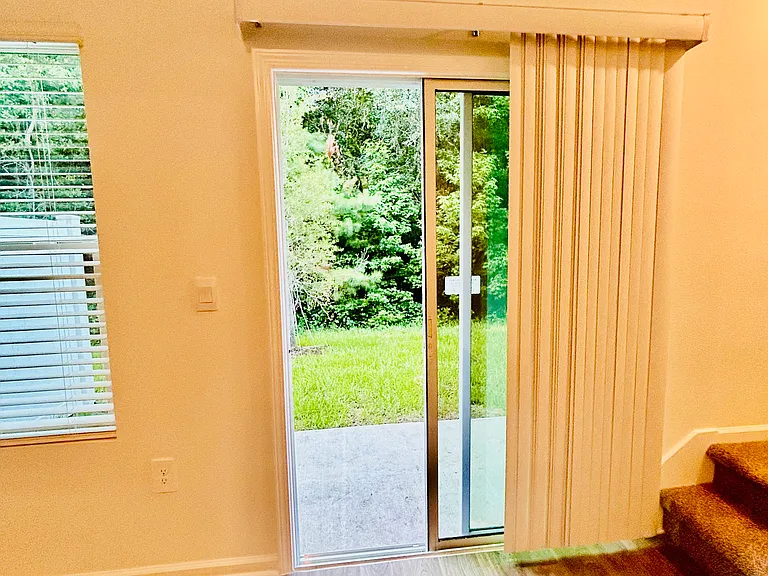Backyard entry view from 1st floor