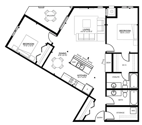 Floor plan 412