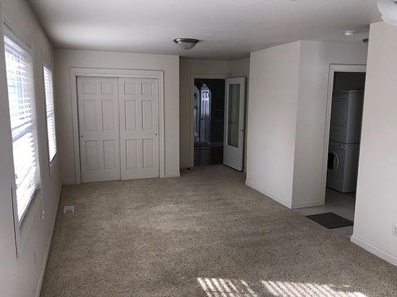 Four season room with large cedar closet