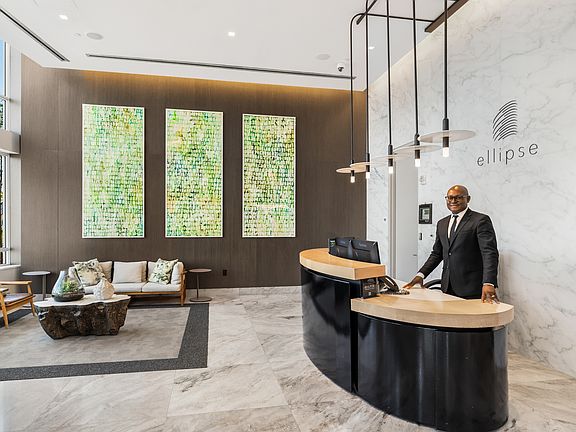 Enter sophistication with a lobby that sets the tone for elevated living