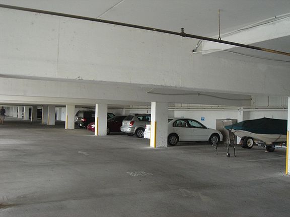 Convenient underground parking
