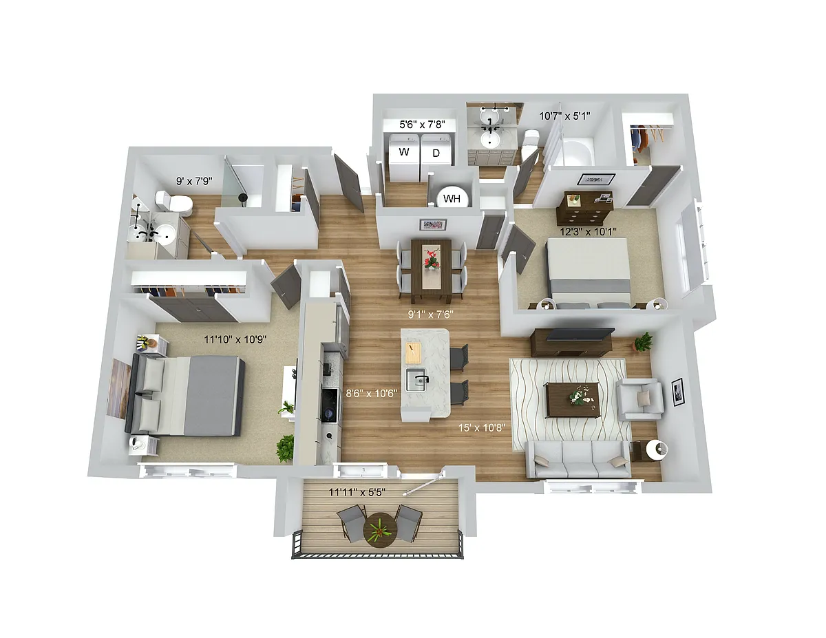 Floor plan Harmonica 2.2