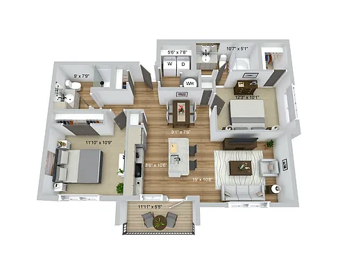 Floor plan Harmonica 2.2