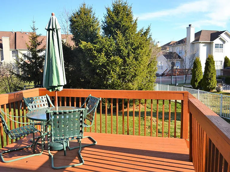 Backyard deck