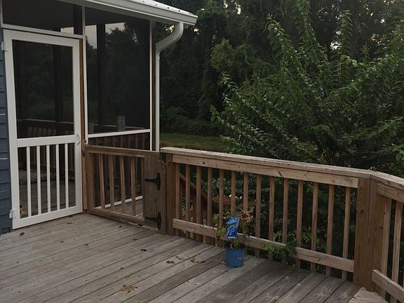 Deck and screened in porch