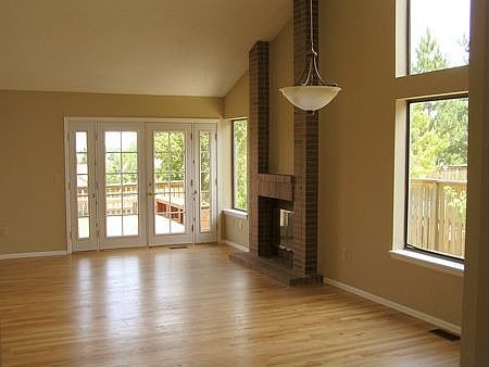 Hardwood throughout Living Area