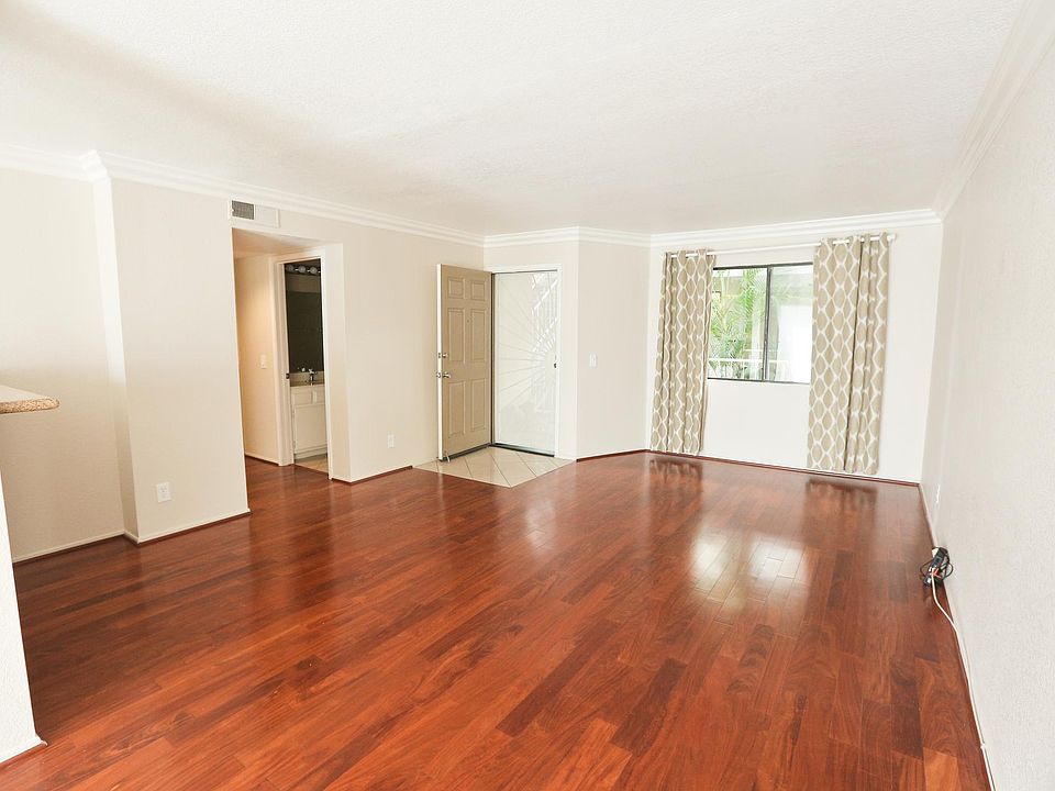 Hardwood floors and open floor plan