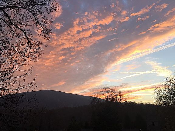 Sun & Moonrises from porch