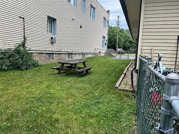 Fenced yard