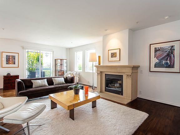 Living Room with Fireplace 
