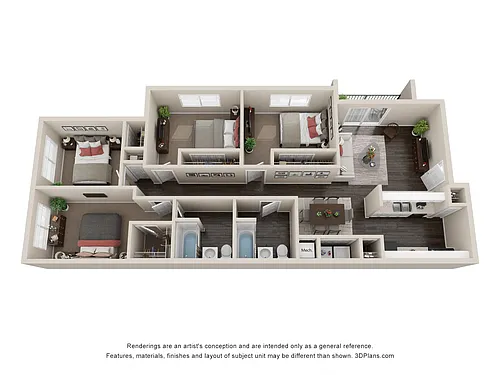 Floor plan 4 Bedroom
