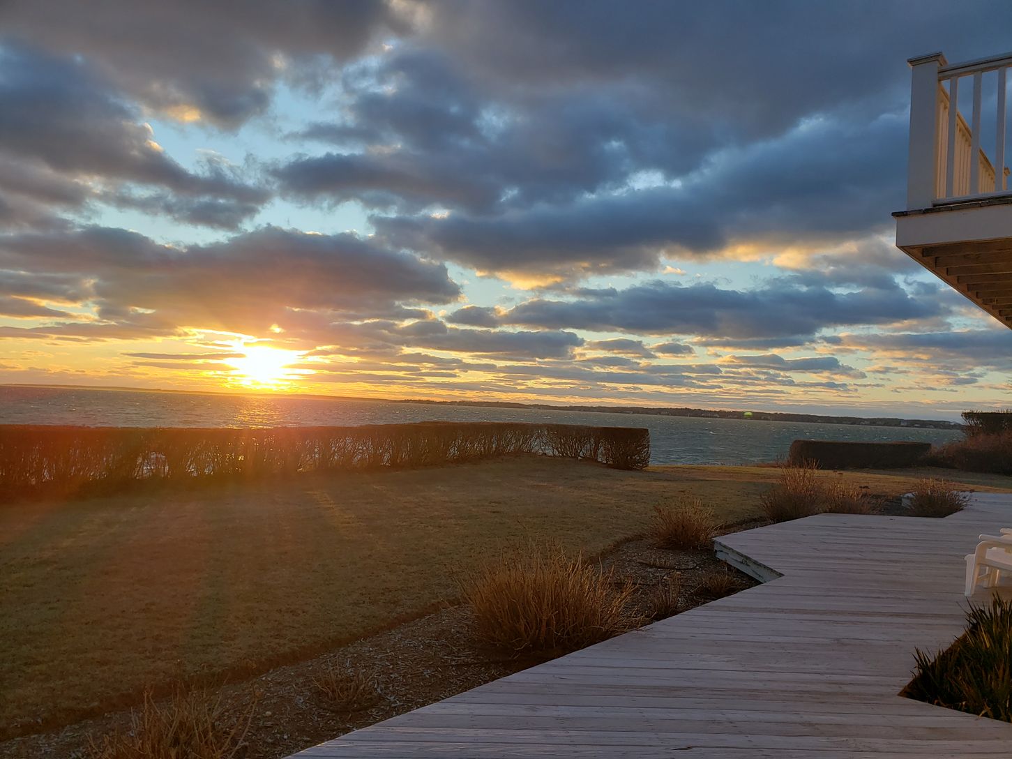  wrap around waterfront deck