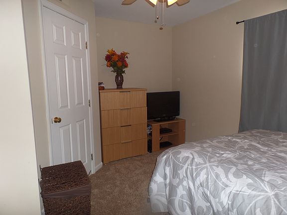 Bedroom 2 has walk in closet & celing fan