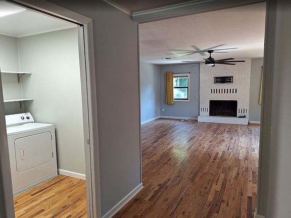 Backroom and laundry room