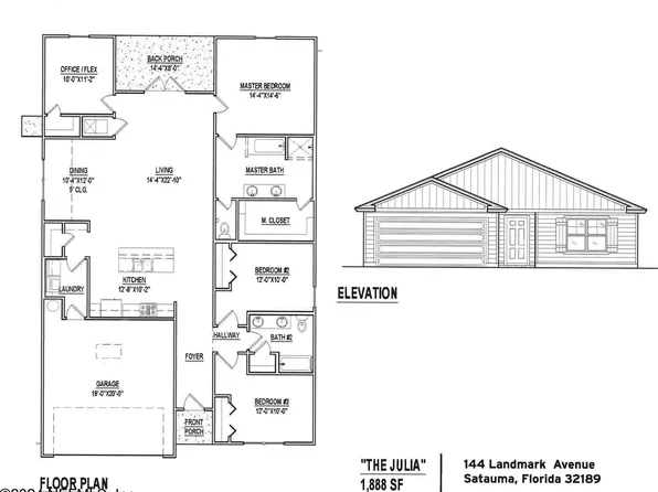 144 LANDMARK Avenue, Satsuma, FL 32189