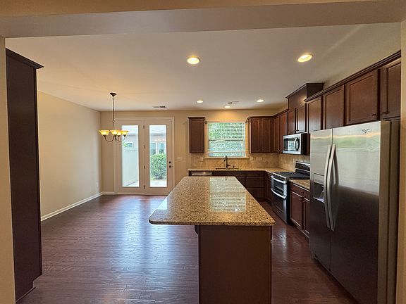 Kitchen and dining area