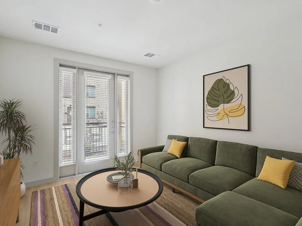 Virtually Staged Living Room