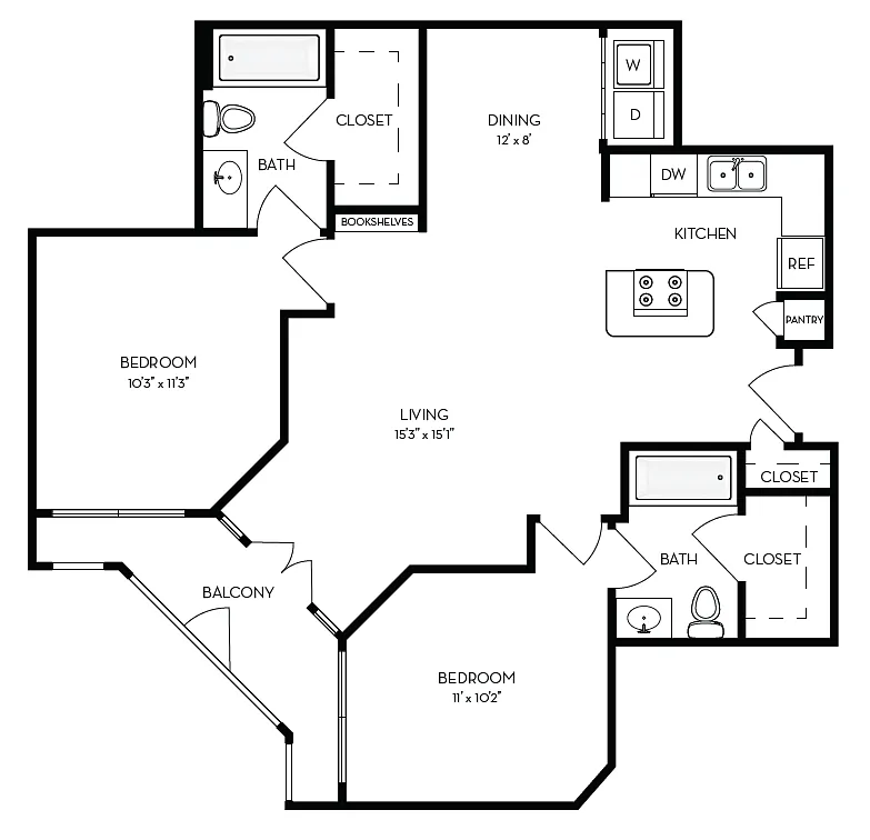 Floor plan B3R