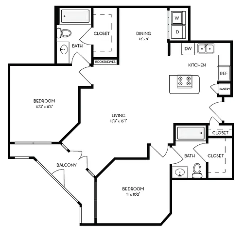 Floor plan B3R