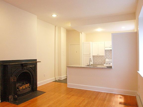 Ornamental Fireplace in Living Room