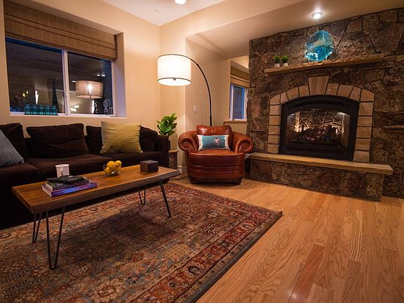 Stone Fireplace