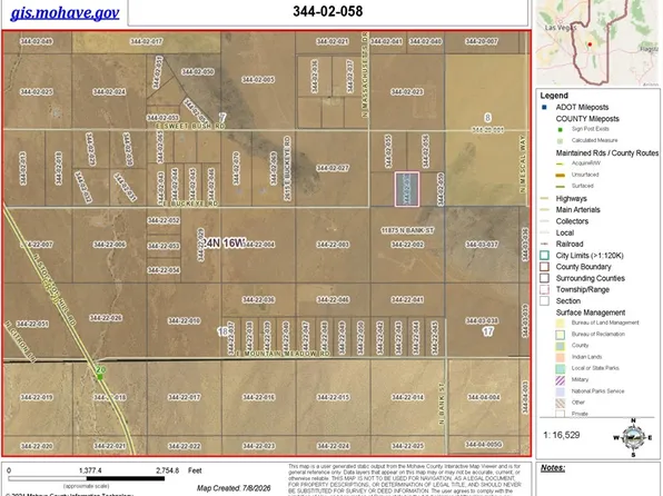 334-02-058 East Sweet Bush Road, Kingman, AZ 86409