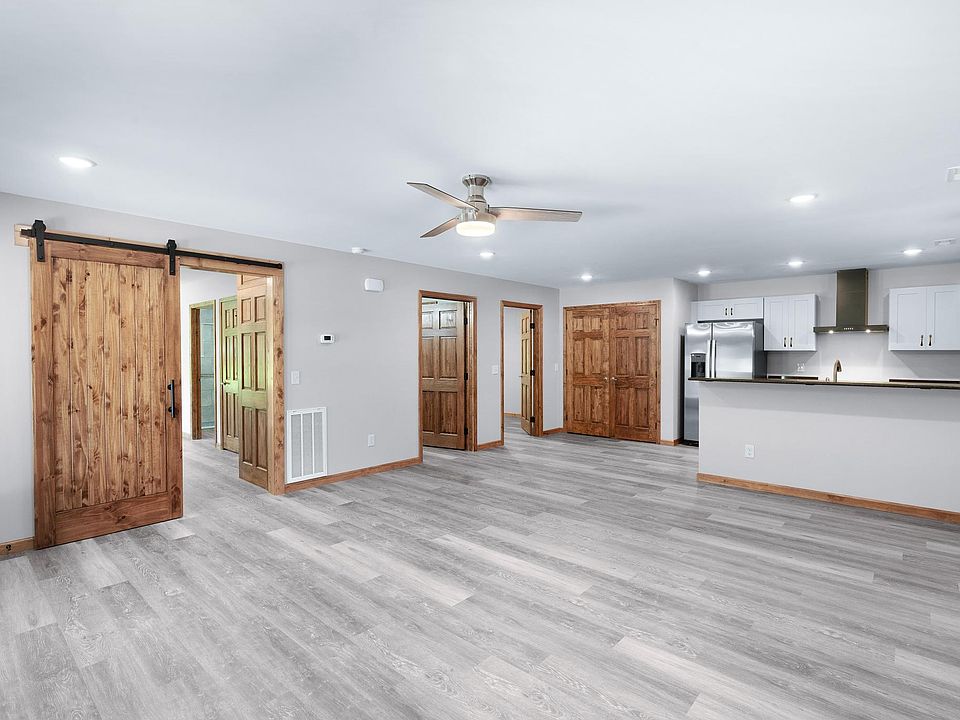 One bedroom with an office that has custom built-ins and a small closet that could become a second or "guest" room.
