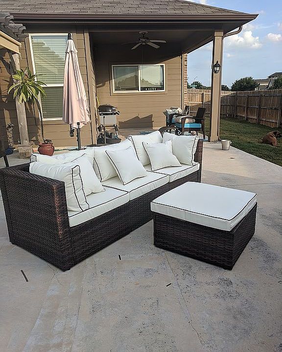 Patio - uncovered portion