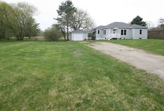 You can see how far the home is set off this quiet road.
