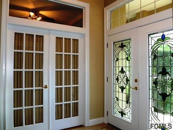French Doors Open To Study/4th Bedroom