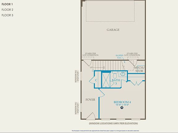 Newnan Floor Plan, Quick Move-In Home, Floor 1