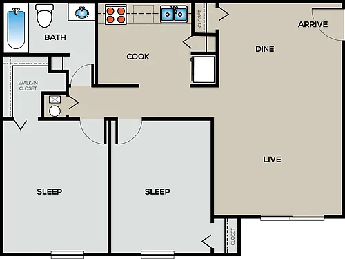 Floor plan B1A