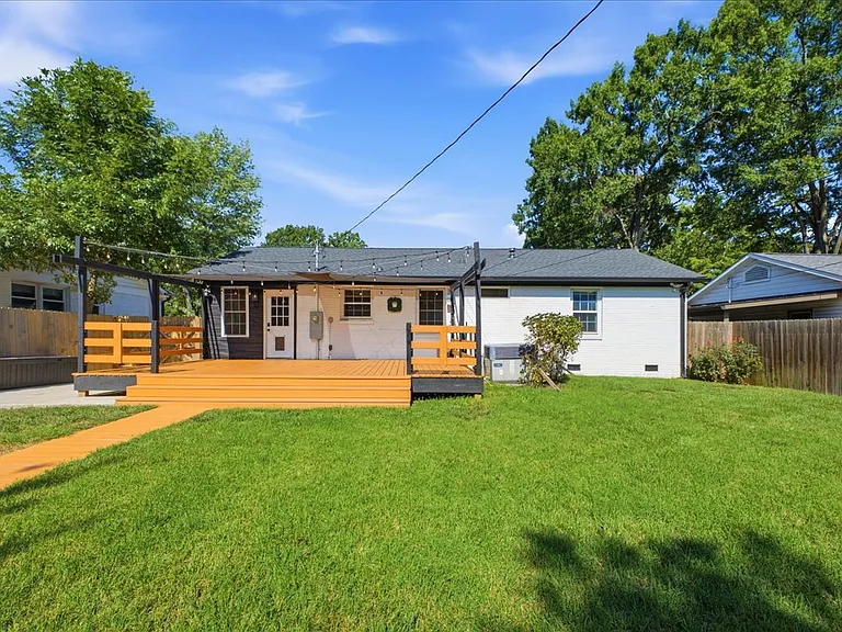 Back Yard and Deck