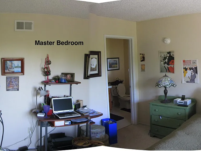 Master bedroom #5 panorama- room for 2 people