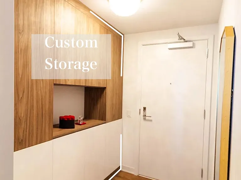 One-of-a-Kind Custom Entrance Storage Designed by the Owners
