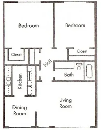 Floor plan E - Remodel