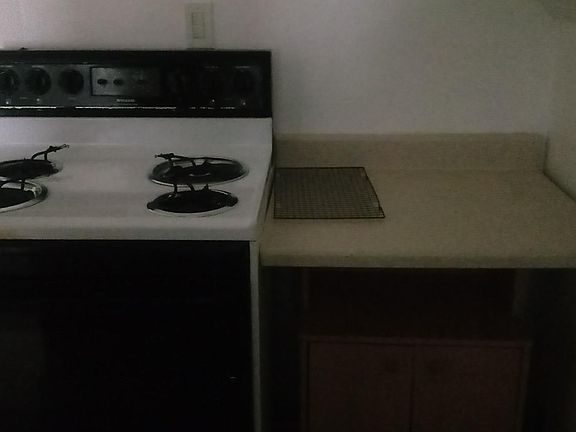 Full size stove and chef chopping block