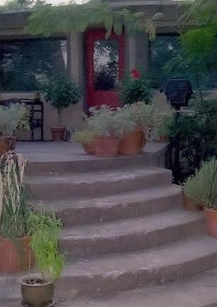 Exterior Back. Back porch of the current house. the house is a tear down but the footprint could remain. Picture provided as an example only.