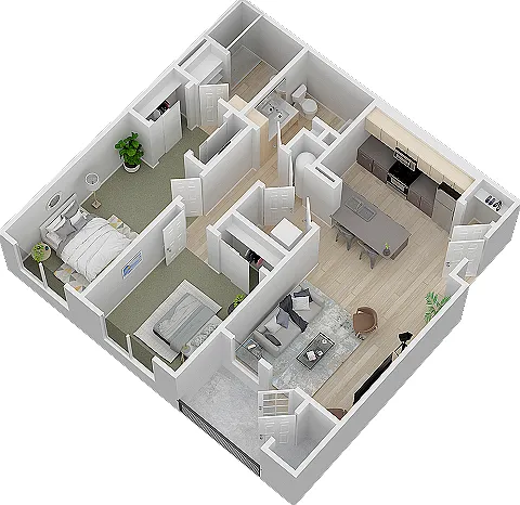 Two Bedroom Two Bedroom