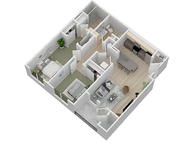 Floor plan 2B