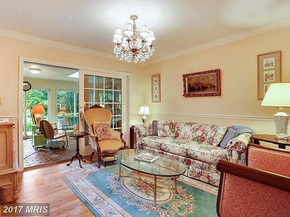 The Living Room has direct access to the Sunroom