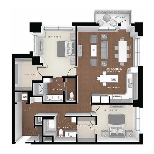 Floor plan Clinton
